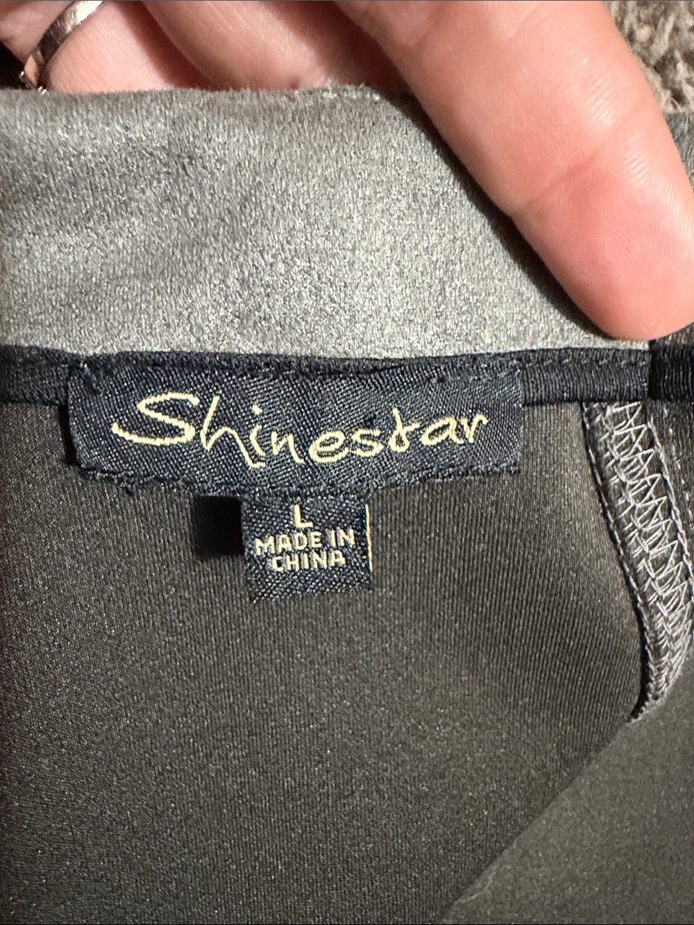 Shinestar Sage Green Faux Suede Mini Skirt - Picture 2 of 4